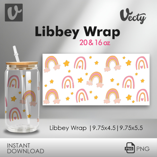 Arcoiris Rainbow Libbey Wrap