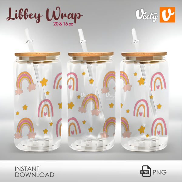 Arcoiris Rainbow Libbey Wrap