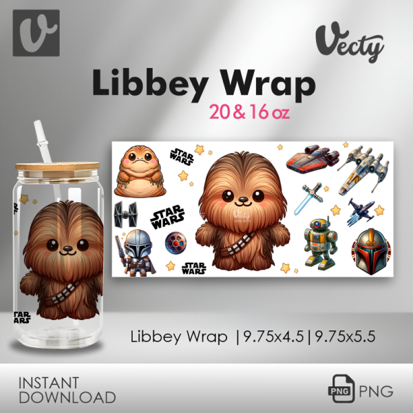 Chewbacca Wars Libbey Wrap 032