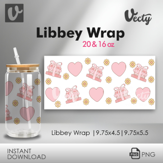 Corazones y Regalos Libbey Wrap