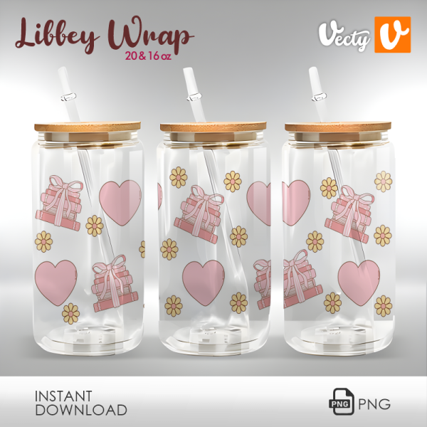Corazones y Regalos Libbey Wrap