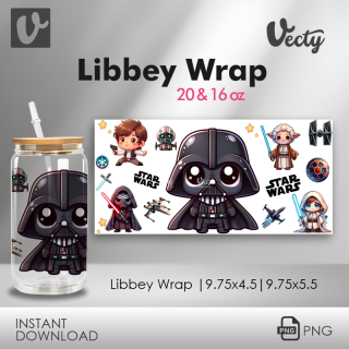 Darth Vader Wars Libbey Wrap 036