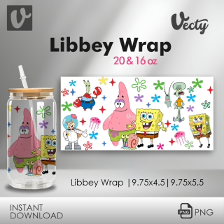 Esponja Y Patricio Libbey Wrap 038