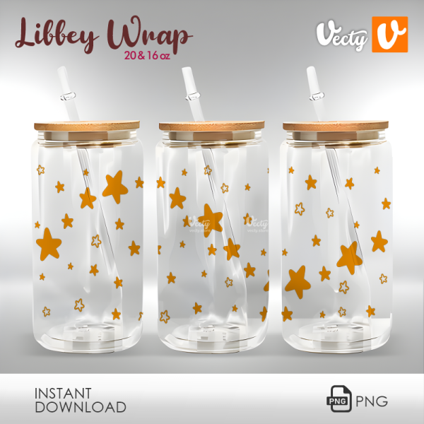 Estrellas Y Stars Libbey Wrap 040