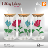 Flowers Flores Libbey Wrap 044
