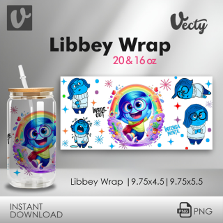 Intensamente Tristeza Libbey Wrap 066