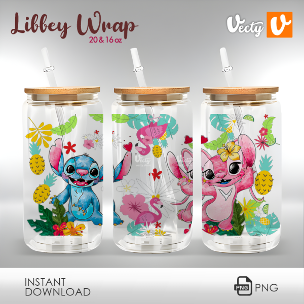 Angela y Sticth Libbey Wrap