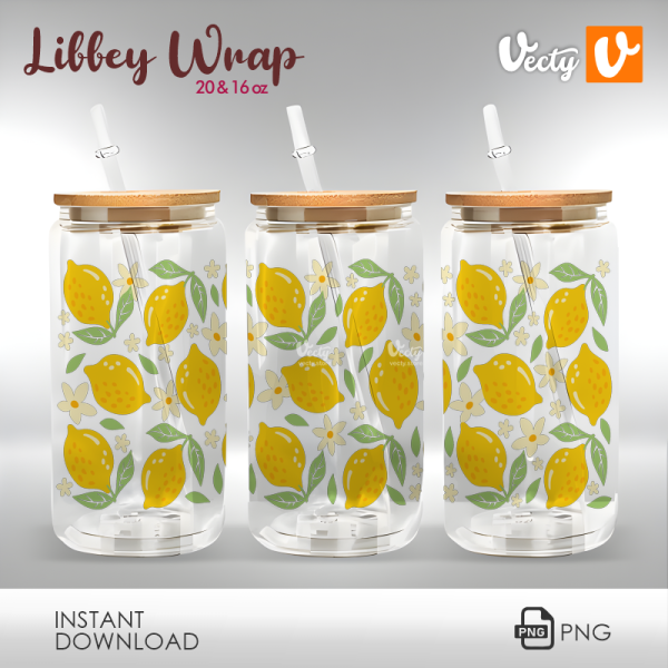 Limones Y Flores Libbey Wrap 072