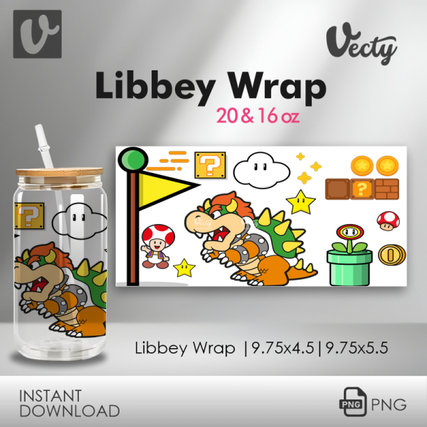 Mario Bowser Libbey Wrap 079