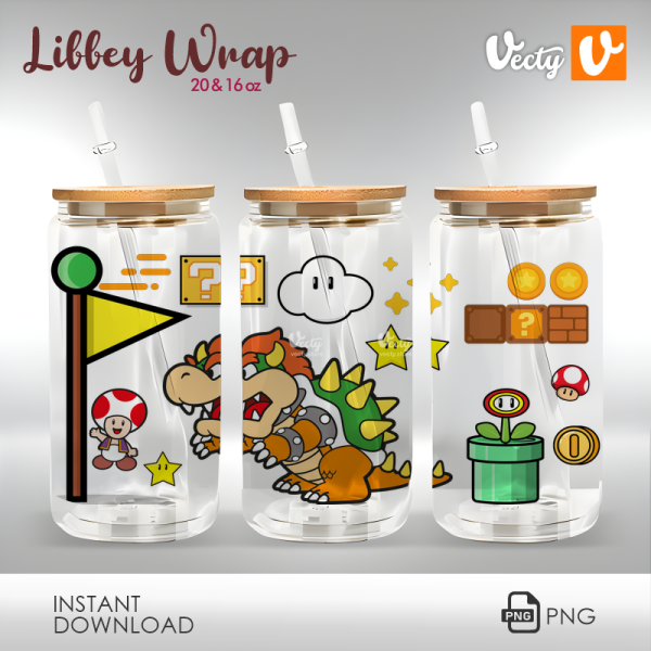 Mario Bowser Libbey Wrap 079