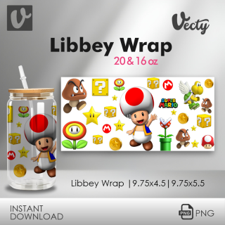 Mario Toad Libbey Wrap 081