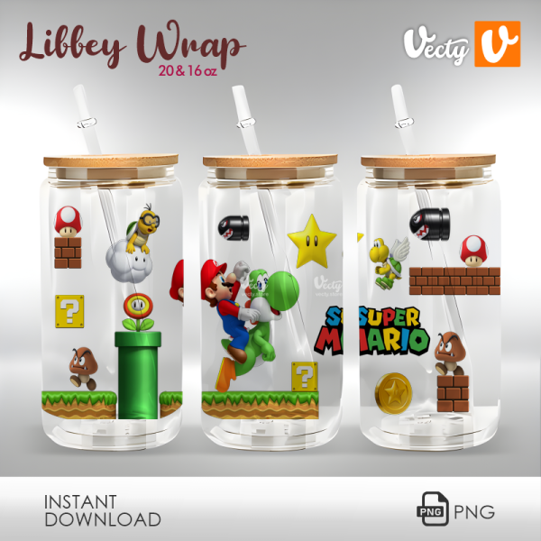 Mario Yoshi Libbey Wrap 082