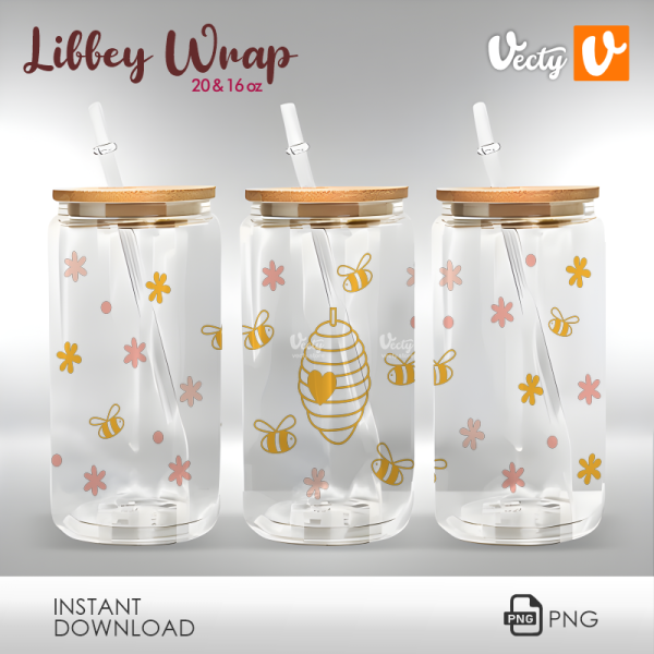 Miel Y Abejas Libbey Wrap 085